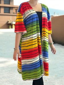 Luxury μακριά ζακέτα Plus Size