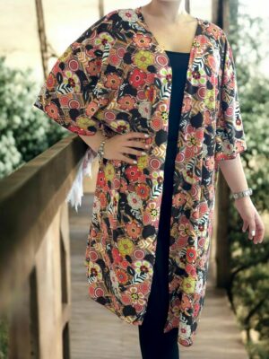 Luxury μακριά ζακέτα Plus Size