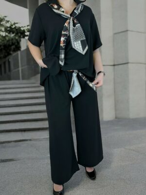 Elegant scarf σετ