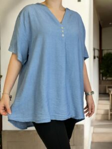 Lace sleeve μπλούζα