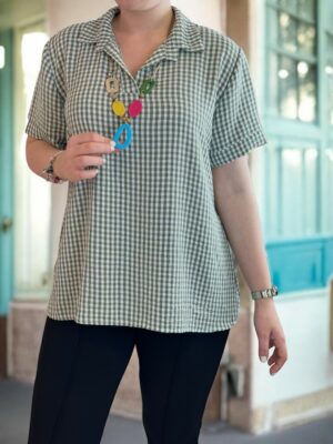 Necklace καρό πουκάμισο