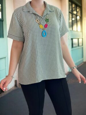 Necklace καρό πουκάμισο