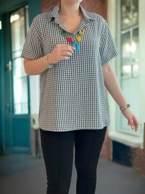 Necklace καρό πουκάμισο