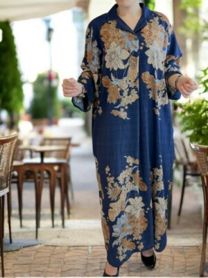 Elegant καφτάνι με διχρωμική αισθητική