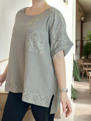 Chic μπλούζα με pocket detail