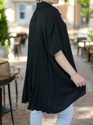 Fashion πουκάμισο με δυναμική πλισέ πλάτη