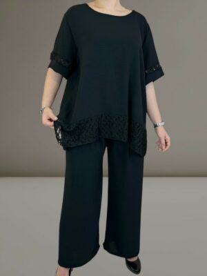 Σετ με ρομαντική δαντέλα στο κάτω μέρος