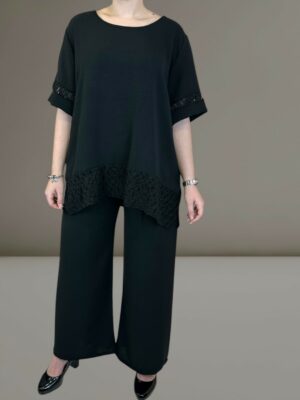 Σετ με ρομαντική δαντέλα στο κάτω μέρος