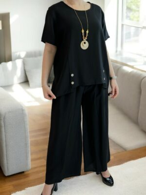 Must-have σετ με button detail