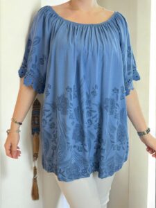 Μπλούζα  με λάστιχο στους ώμους