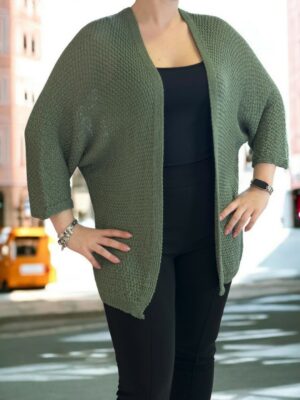 Η πλεκτή ζακέτα που φωτίζει το look