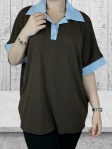 Άνετο μπλουζοπουκάμισο καθημερινό