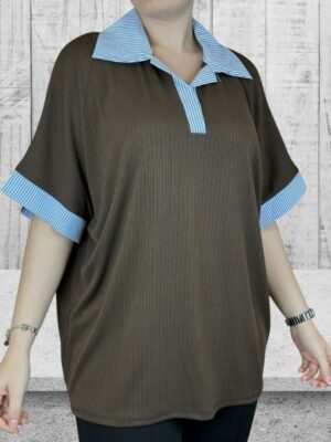 Άνετο μπλουζοπουκάμισο καθημερινό