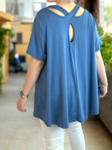 Cross back μπλούζα