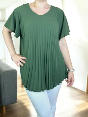Trendy πλισέ μπλούζα