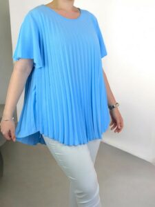 Trendy πλισέ μπλούζα