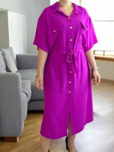 Button detail φόρεμα