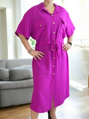 Button detail φόρεμα