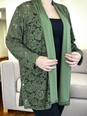 Γυναικεία ζακέτα με δαντέλα