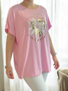 Μπλούζα με χαρούμενη στάμπα μαργαρίτα