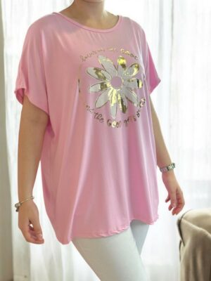 Μπλούζα με χαρούμενη στάμπα μαργαρίτα