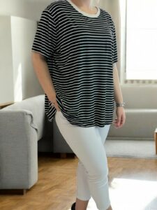 Rib cotton μπλούζα