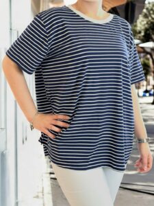 Rib cotton μπλούζα