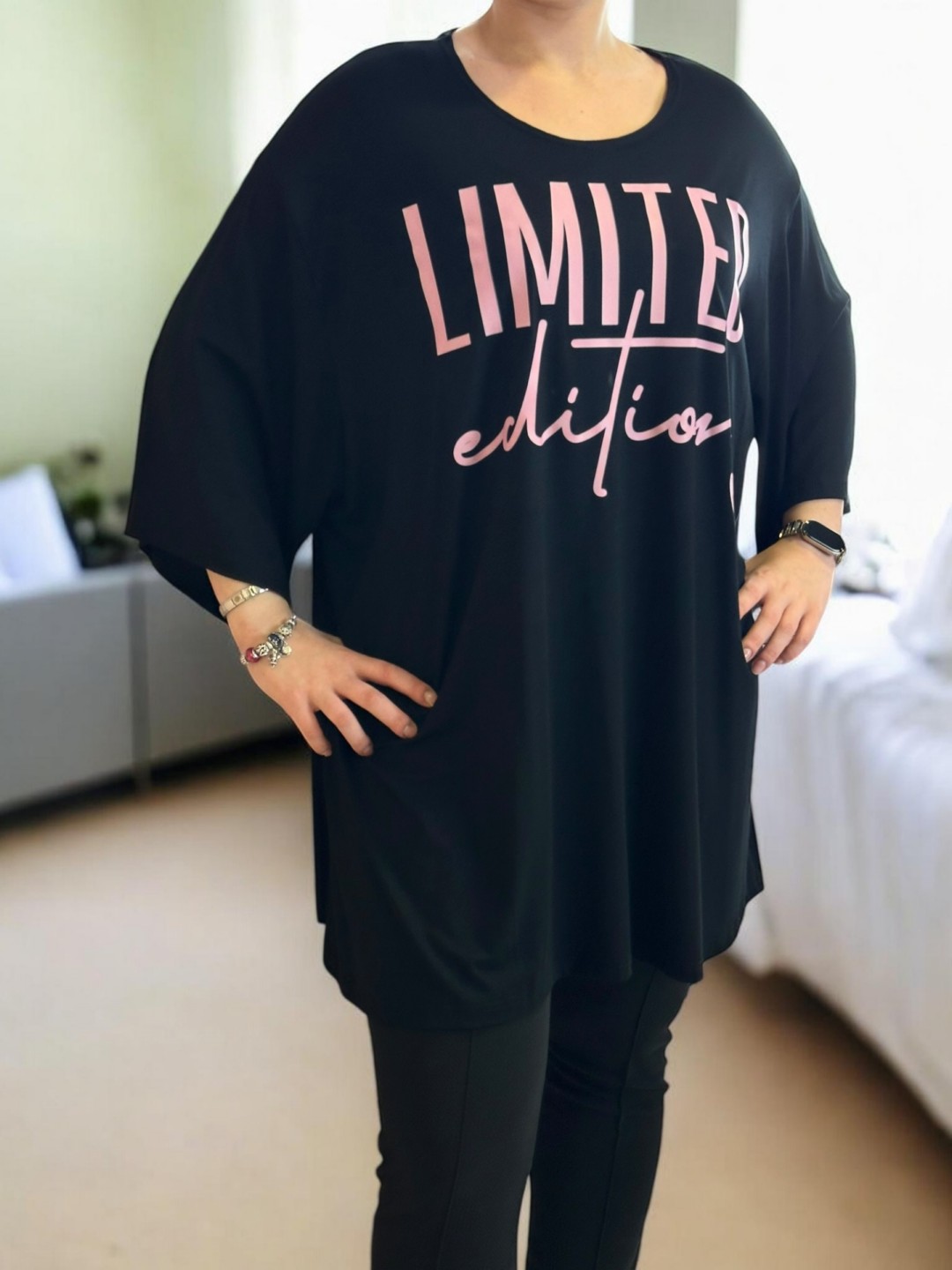 Μαύρο μπλουζοφόρεμα Limited Edition