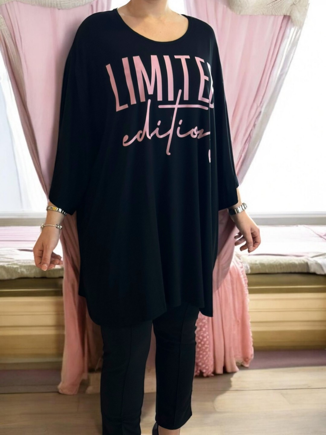 Μαύρο μπλουζοφόρεμα Limited Edition