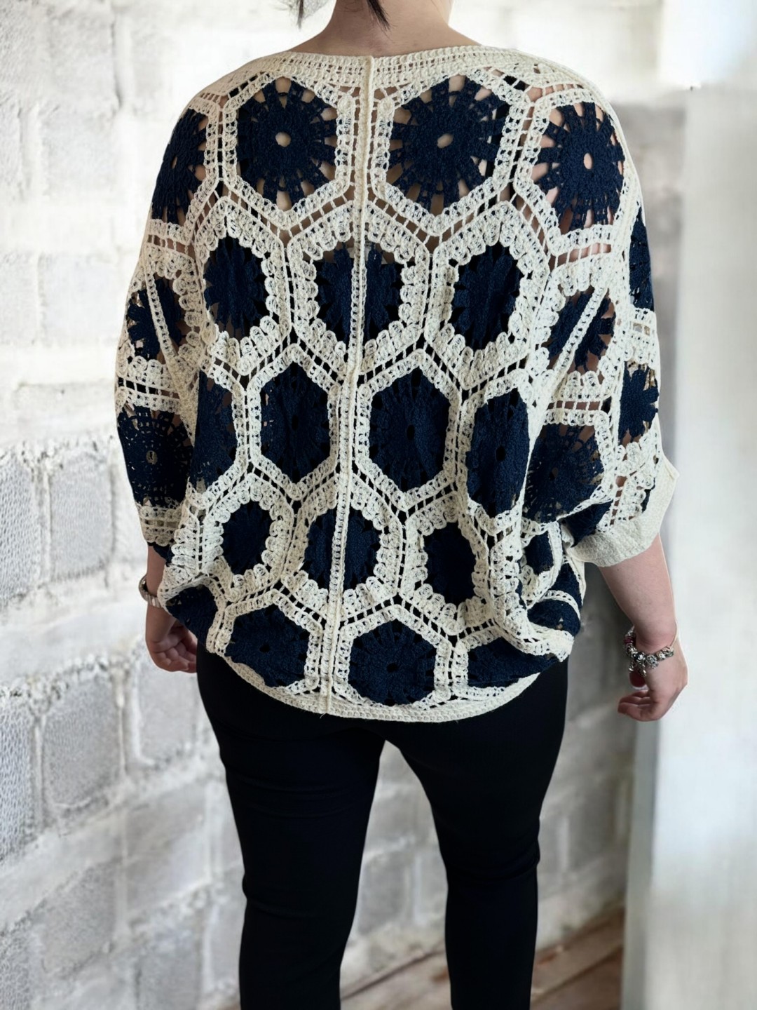 Fashion μπολερό σε πλεκτή υφή