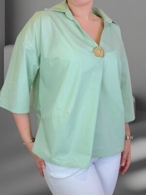 Πουκάμισο με διακριτική χρυσή πινελιά