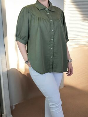 Άνετο βαμβακερό πουκάμισο