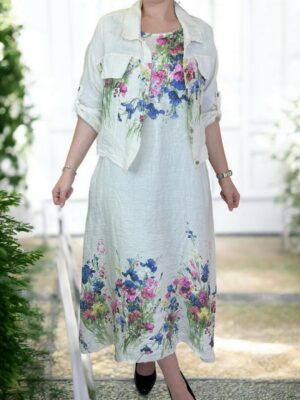 Luxury linen set για κομψές καλοκαιρινές εμφανίσεις