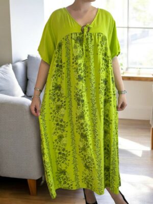 Maxi flower dress