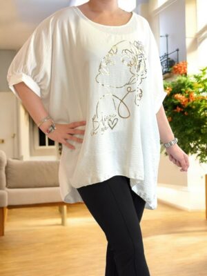 Girl print μπλούζα