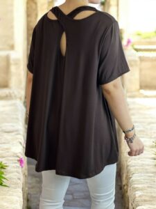 Cross back μπλούζα