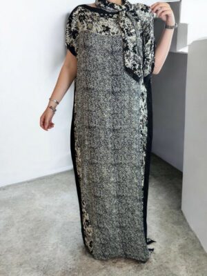 Chic πλισέ kaftan dress
