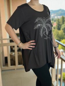 Fashion τοπ με λαμπερά στρας