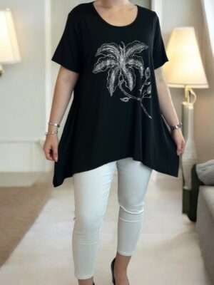 Fashion τοπ με λαμπερά στρας