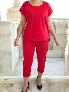 Σετ με glam λεπτομέρειες και άνετη εφαρμογή