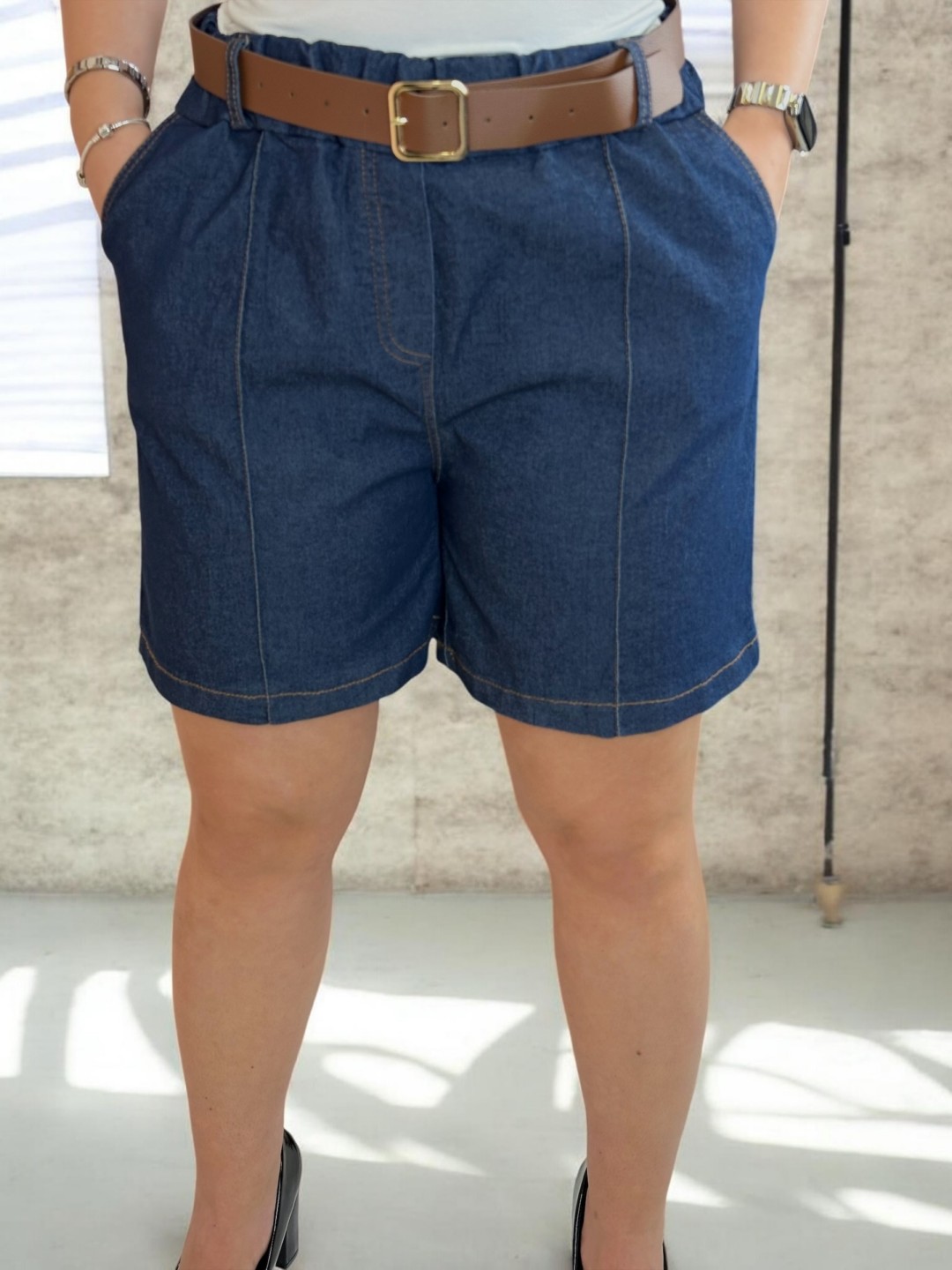 Soft denim σορτσάκι