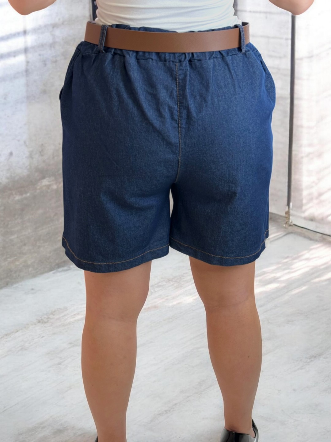 Soft denim σορτσάκι