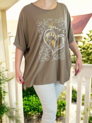 Μπλούζα με heart print