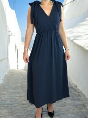 Romantic dress με κορδέλες