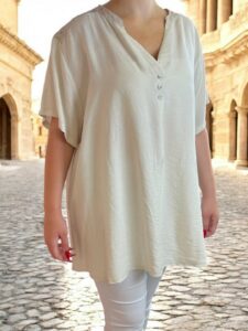 Lace sleeve μπλούζα