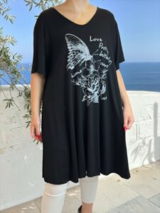 Casual Chic μπλουζοφόρεμα βισκόζη