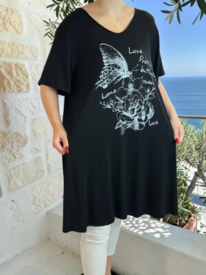 Casual Chic μπλουζοφόρεμα βισκόζη