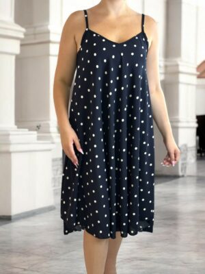 Polka Dot Strap Dress