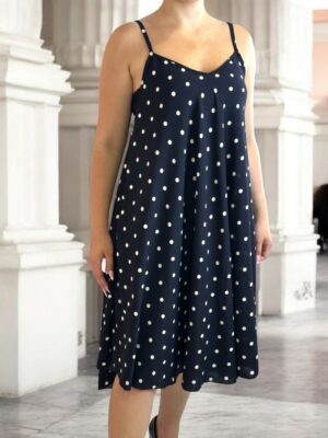Polka Dot Strap Dress