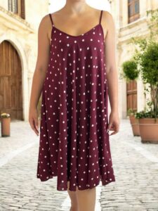 Polka Dot Strap Dress